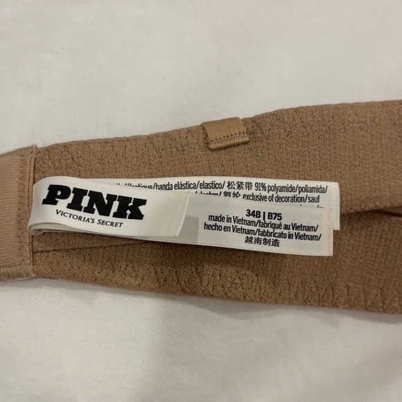 Pink Strapless Bra - Picture 2 of 4